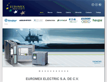 Tablet Screenshot of euromexelectric.com